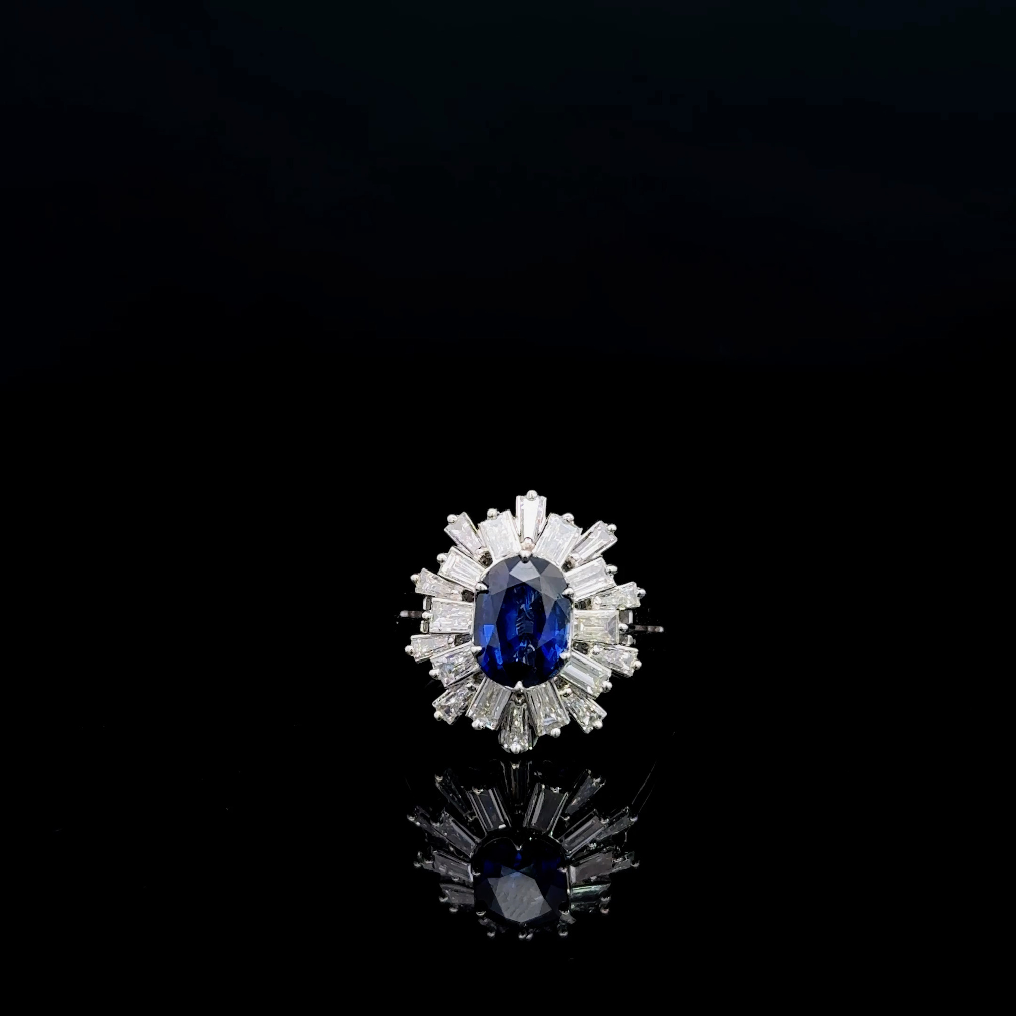 FLORAL Blue Sapphire