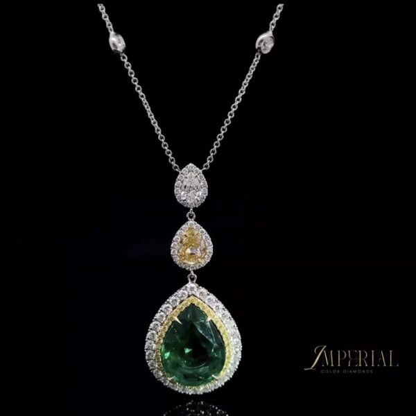 Emerald & Diamond Pendant
