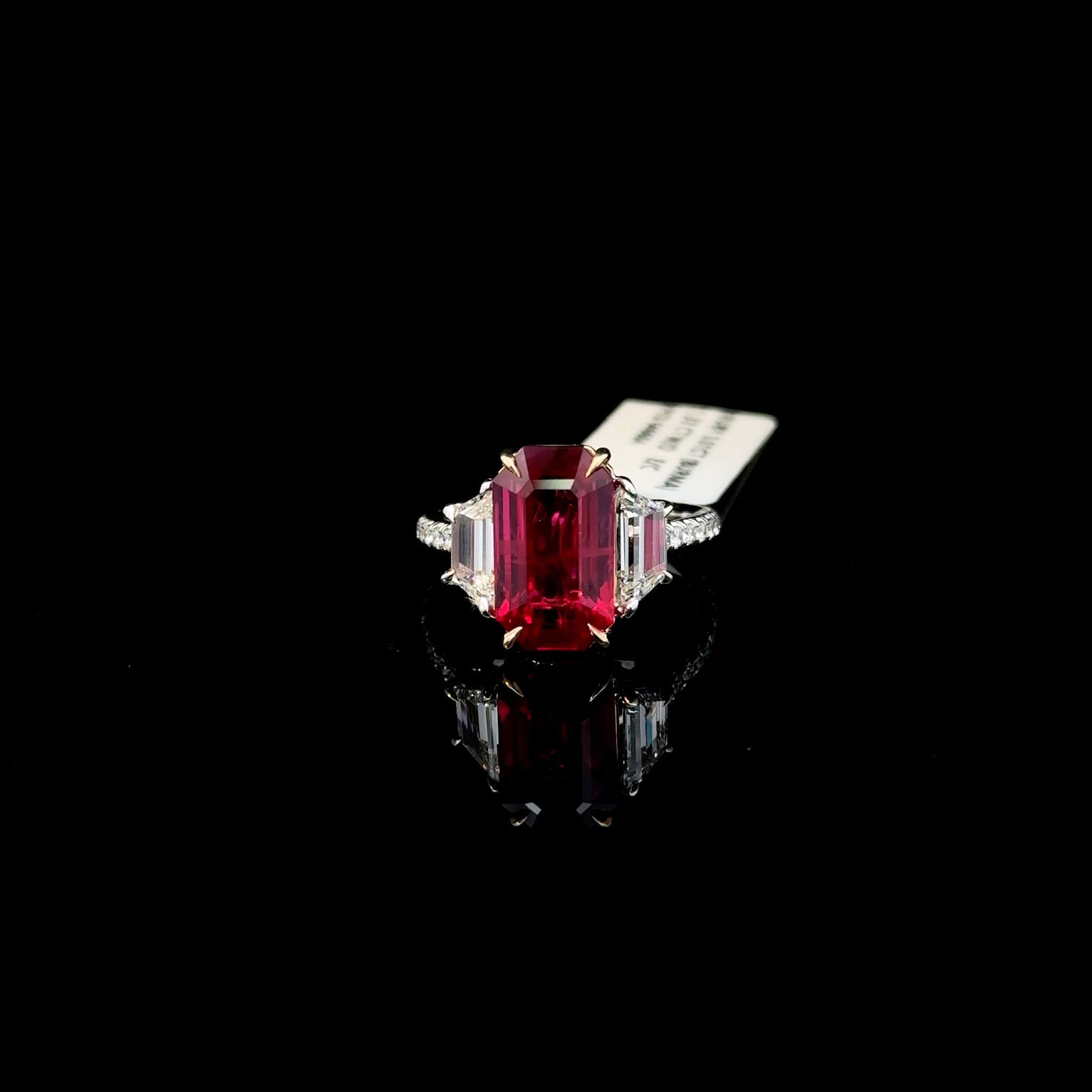 3 stone ruby ring